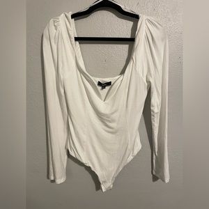 Lulus white bodysuit
